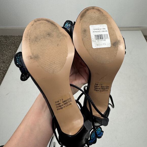 New York & Co Butterfly Lace Up Heels - Picture 8 of 9